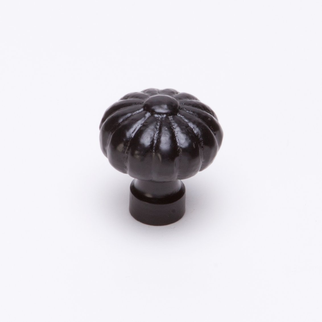 knop bloem 30mm zwart