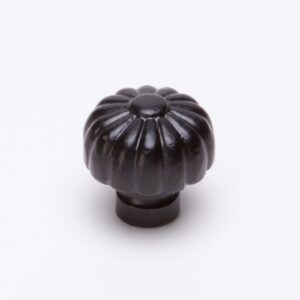 knop bloem 35mm zwart