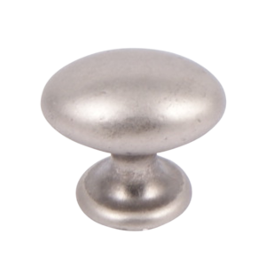 Knop ei-model antiek zilver