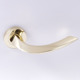 Deurkruk Luna messing