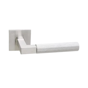 Deurkruk Modul Bauhaus Struktur matnikkel op dun vierkant geveerd rozet