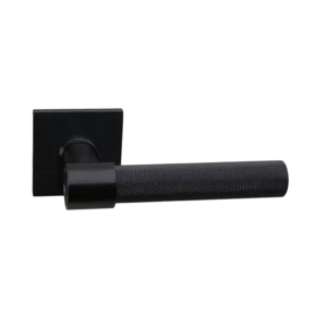 Deurkruk Modul T-Bone Struktur carbon PVD op dun vierkant geveerd rozet