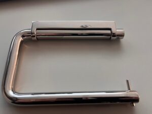 Toiletrolhouder D Line RVS gepolijst